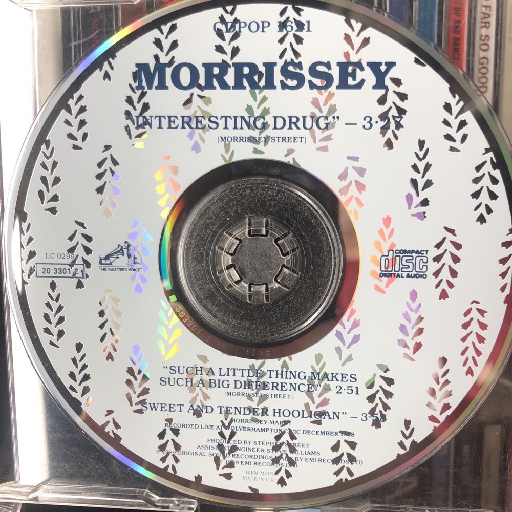 Interesting Drug (UK CD Single) - Morrissey (CD) music collectible [Barcode 5099920330125] - Main Image 3