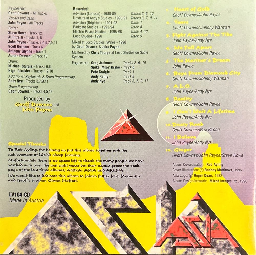 Archiva 1 - Asia (CD - 50) music collectible [Barcode 604388200924] - Main Image 3