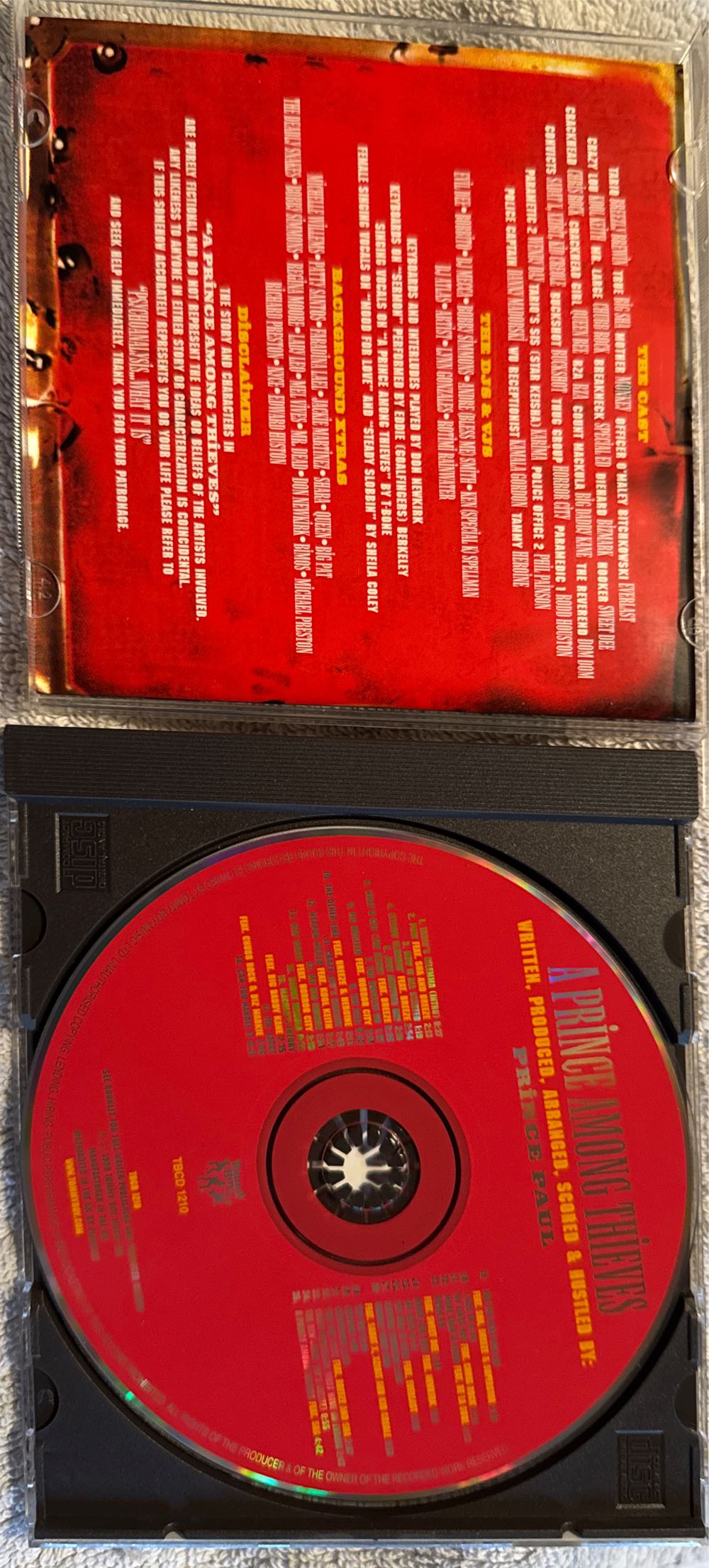 Prince Among Thieves - Prince Paul (CD) music collectible [Barcode 5029831121031] - Main Image 3