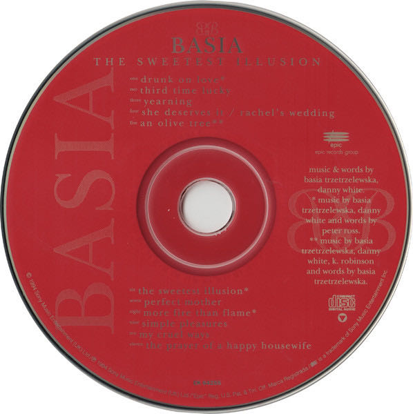 The Sweetest Illusion - Basia (CD - 53) music collectible [Barcode 074646425527] - Main Image 3