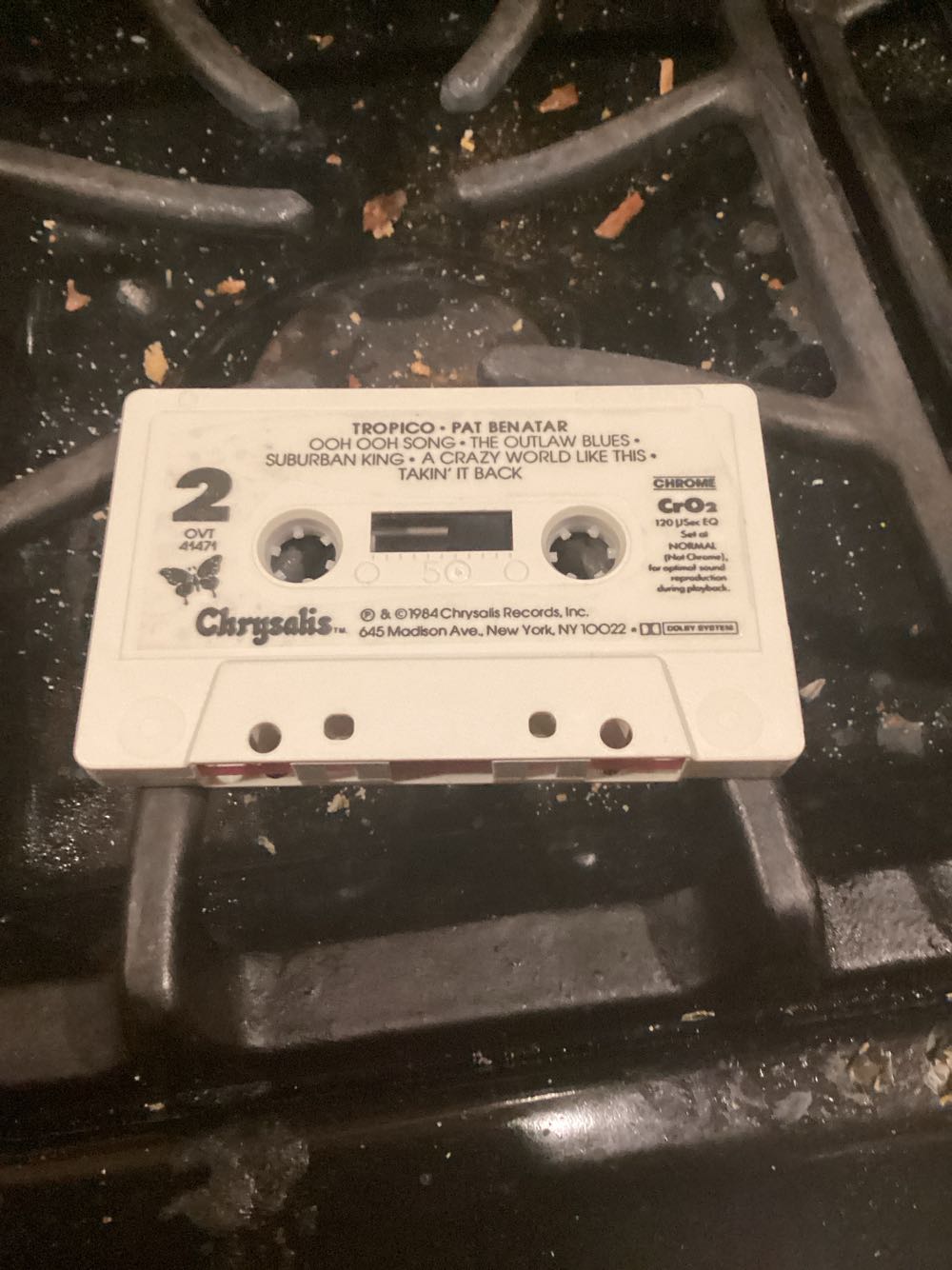 Tropico - Pat Benatar (Cassette - 39) music collectible [Barcode 044114147145] - Main Image 4