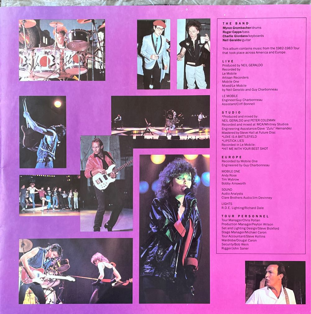 Live From Earth - Benatar, Pat (12” - 43) music collectible [Barcode 044114144410] - Main Image 4