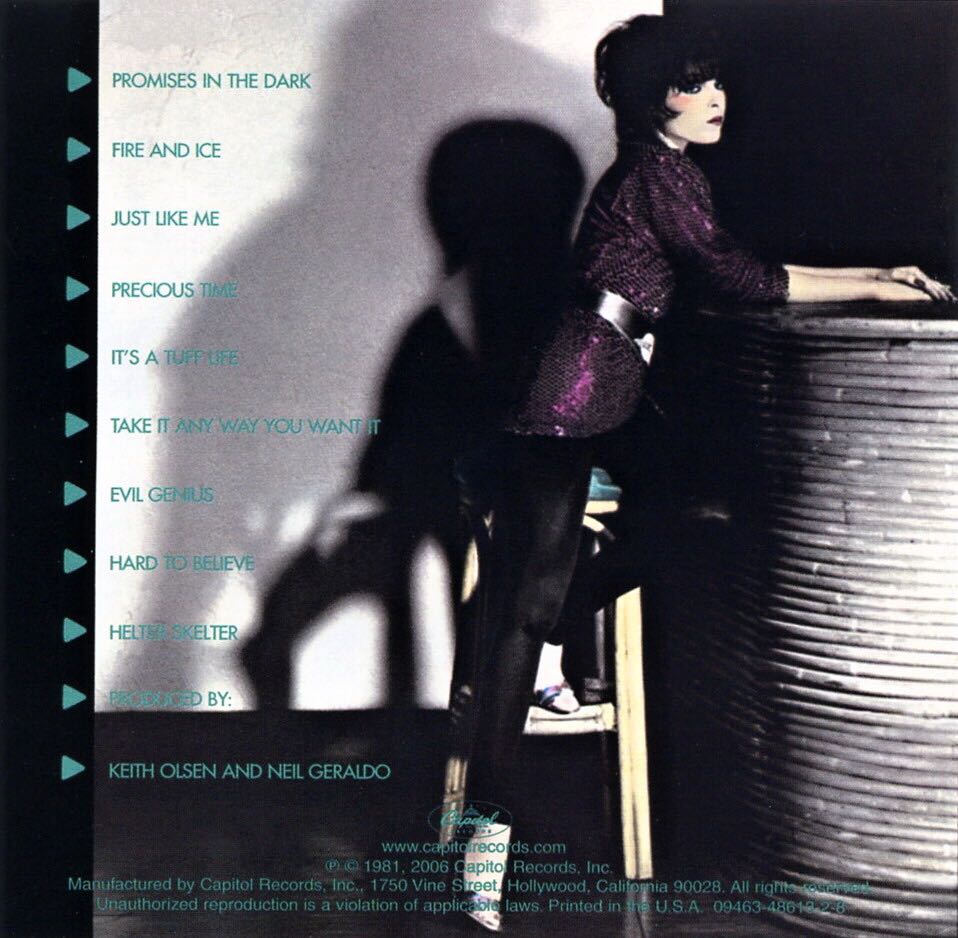 Precious Time - Benatar, Pat (CD) music collectible [Barcode 044114134619] - Main Image 2