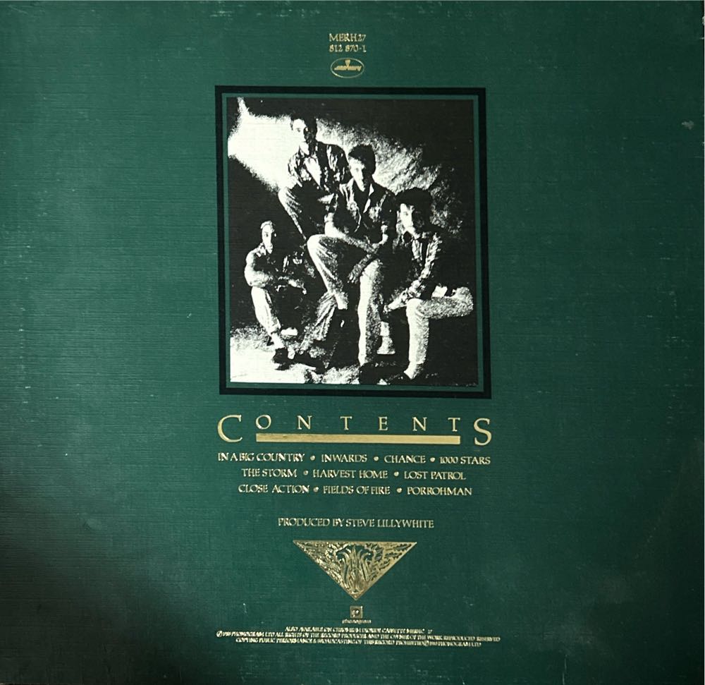 The Crossing - Big Country (12” - 50) music collectible - Main Image 2