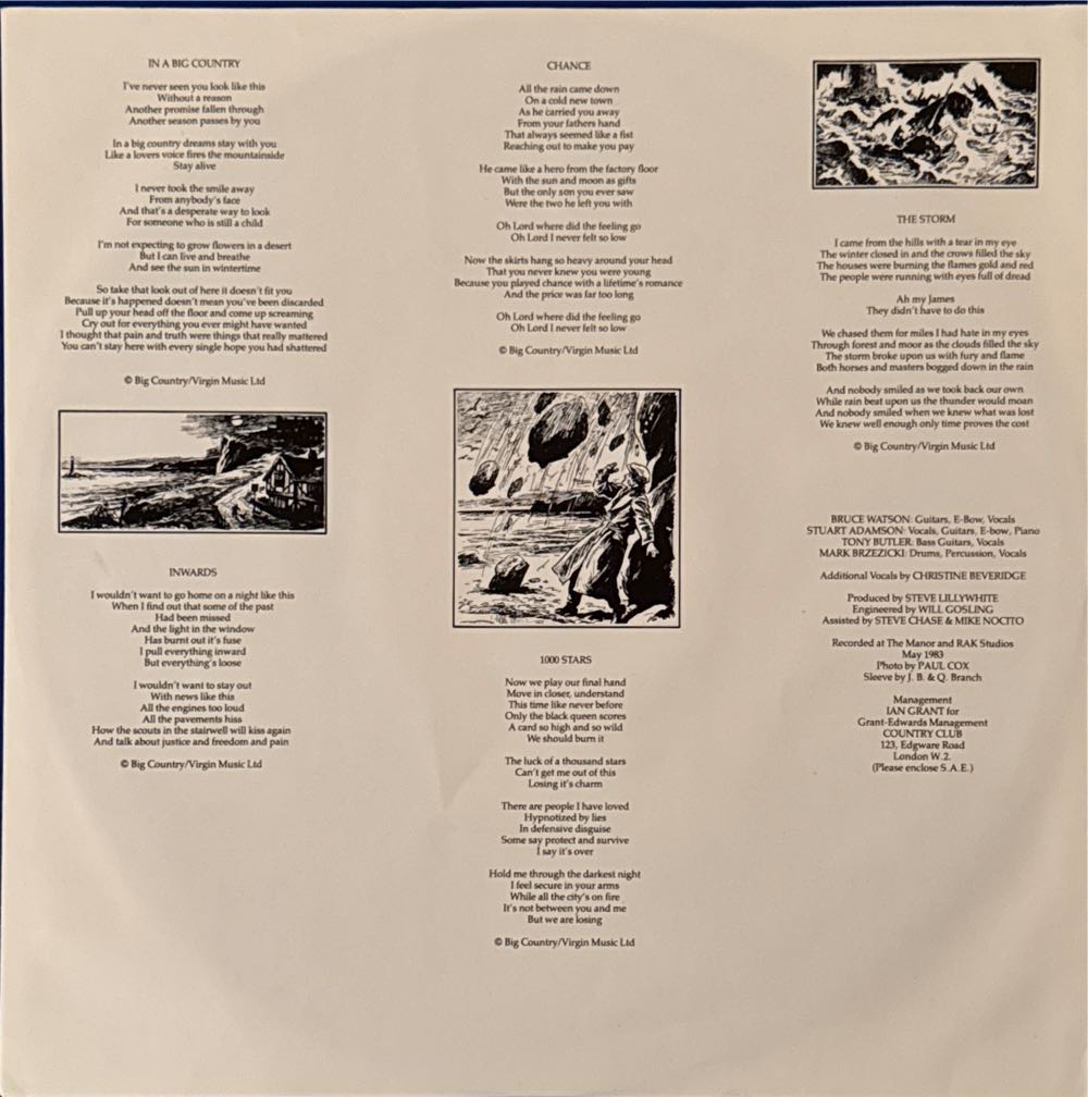 The Crossing - Big Country (12” - 50) music collectible - Main Image 3