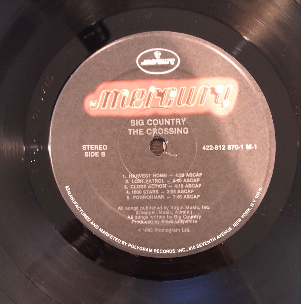 The Crossing - Big Country (12”) music collectible - Main Image 4