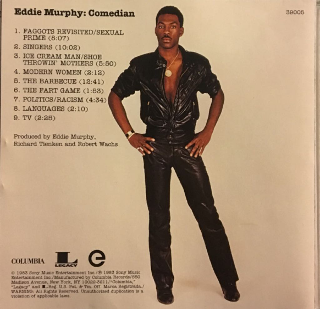 Comedian - Eddie Murphy (CD) music collectible [Barcode 074643900522] - Main Image 2
