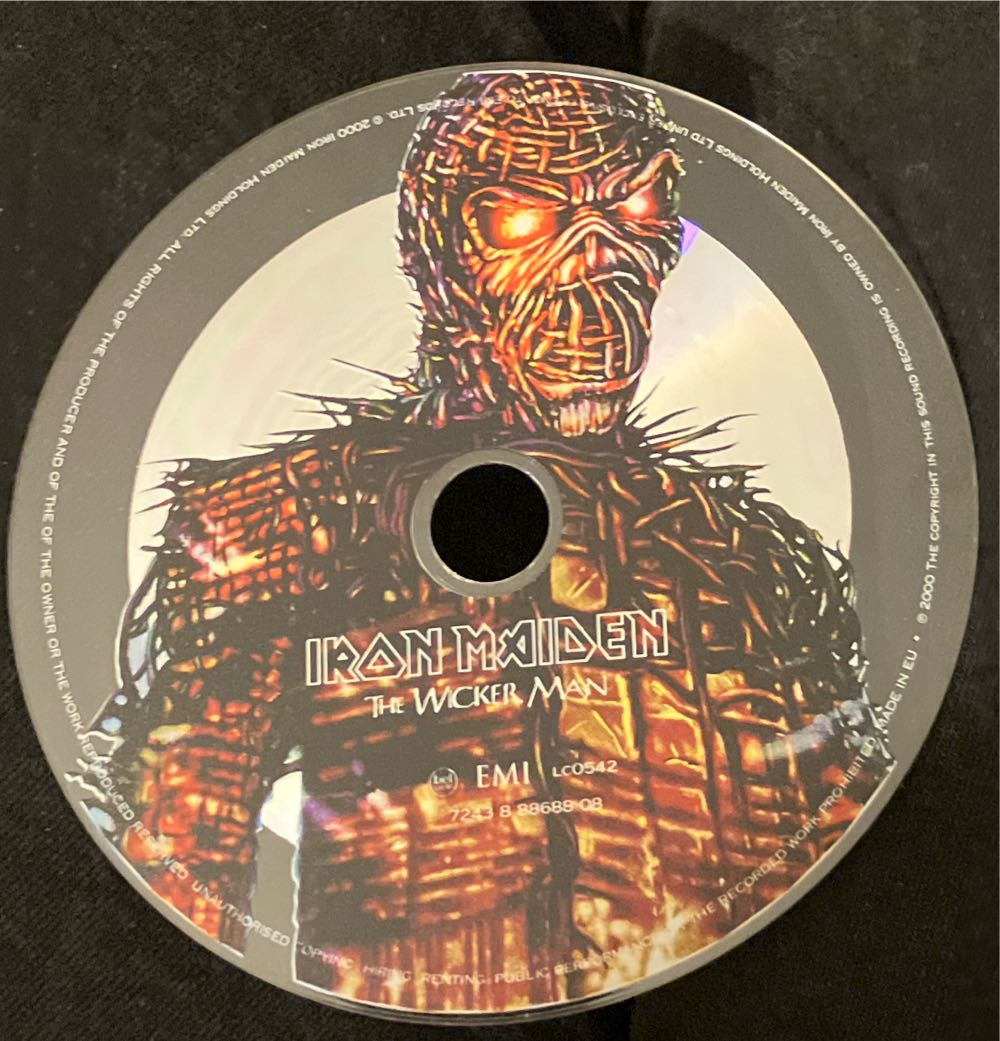 The Wicker Man - Iron Maiden (CD - 13) music collectible [Barcode 724388868808] - Main Image 3