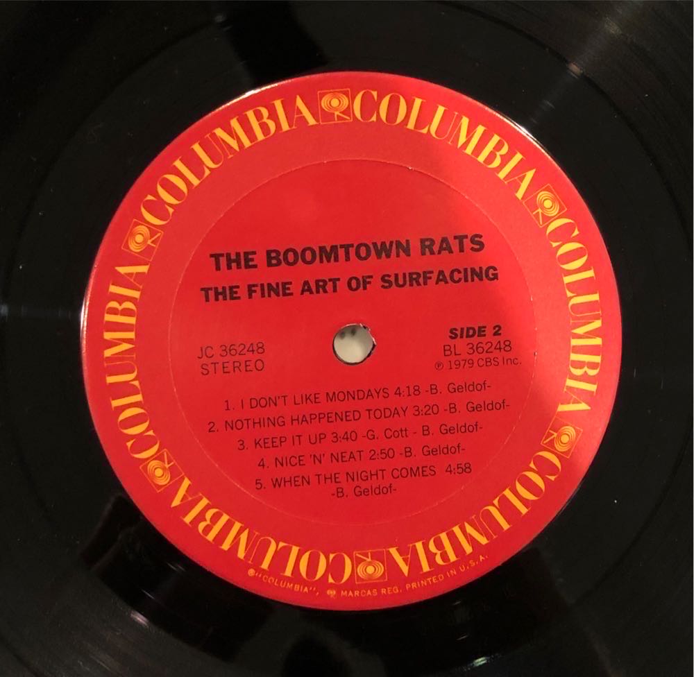 Fine Art Of Surfacing, The - Boomtown Rats (12”) music collectible - Main Image 4