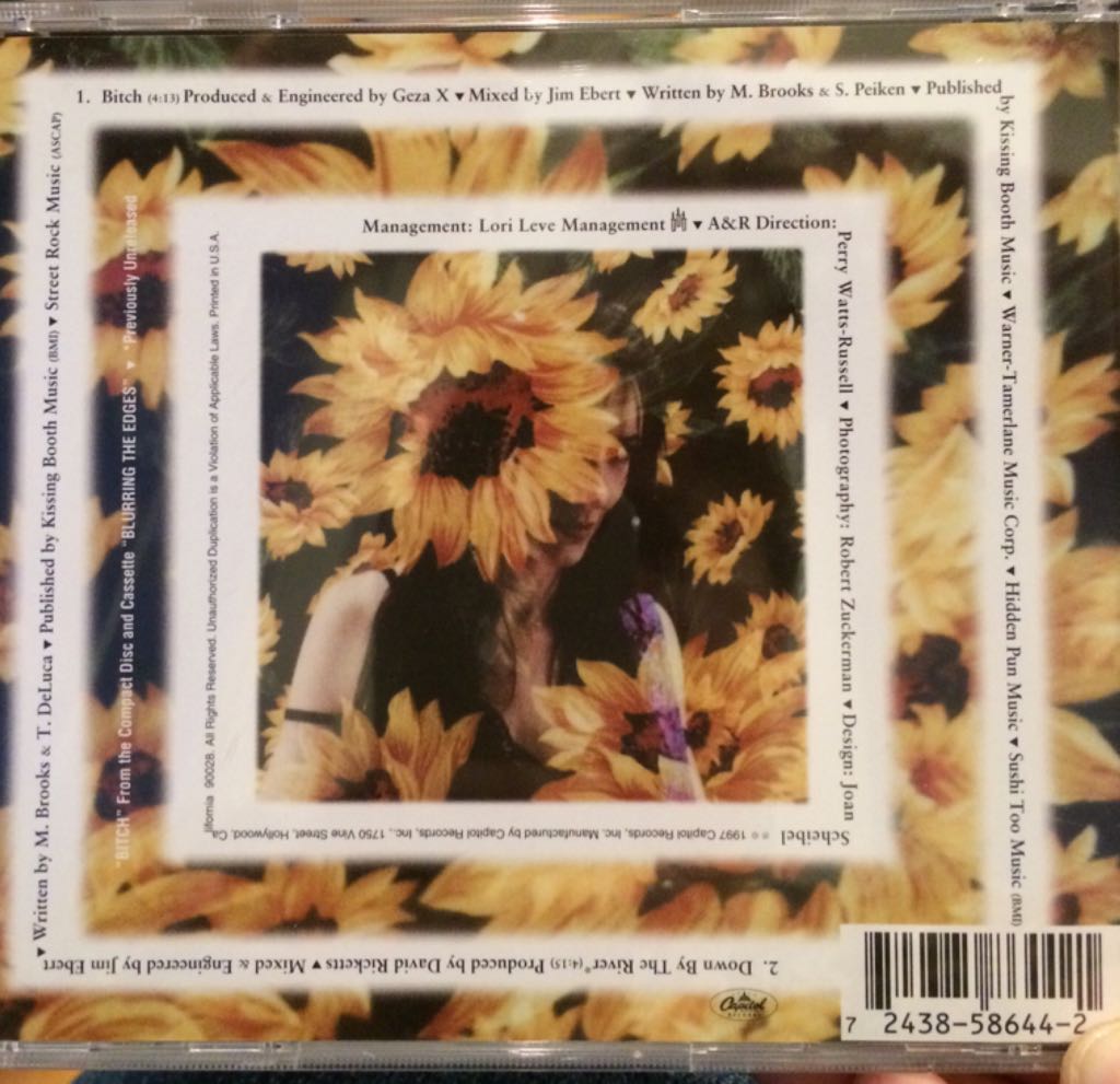 Bitch (Single) - Brooks, Meredith (CD) music collectible [Barcode 724385864421] - Main Image 2