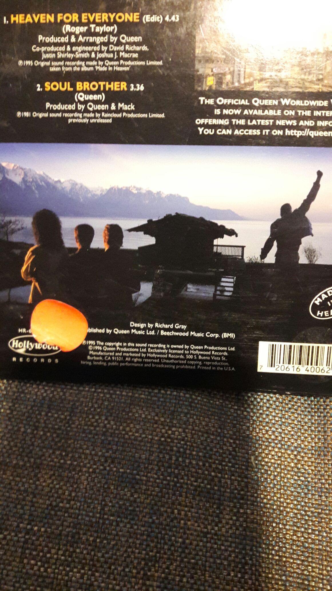 Heaven For Everyone - Queen (CD) music collectible - Main Image 2