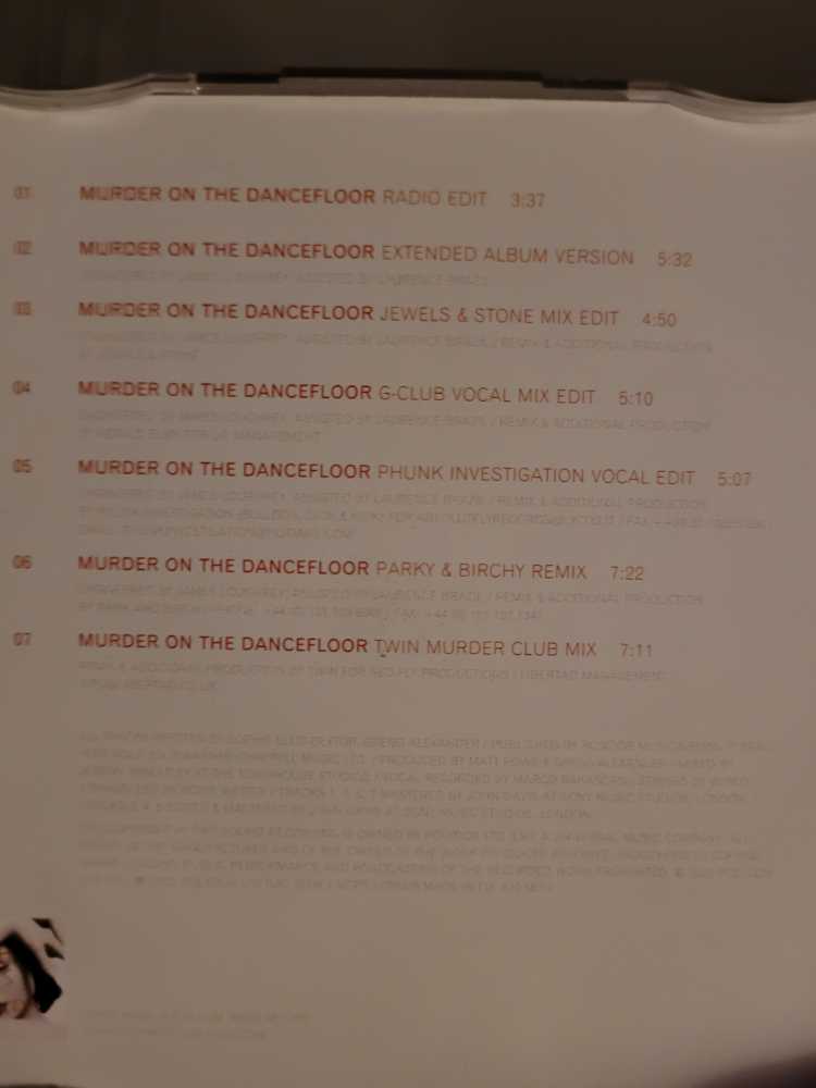 Murder on the Dance Floor - Sophie Ellis-Bextor (CD - 0) music collectible [Barcode 731457049426] - Main Image 2