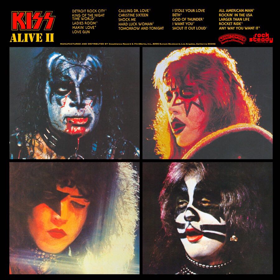 Alive II - Kiss (12” - 69) music collectible [Barcode 602537791767] - Main Image 2