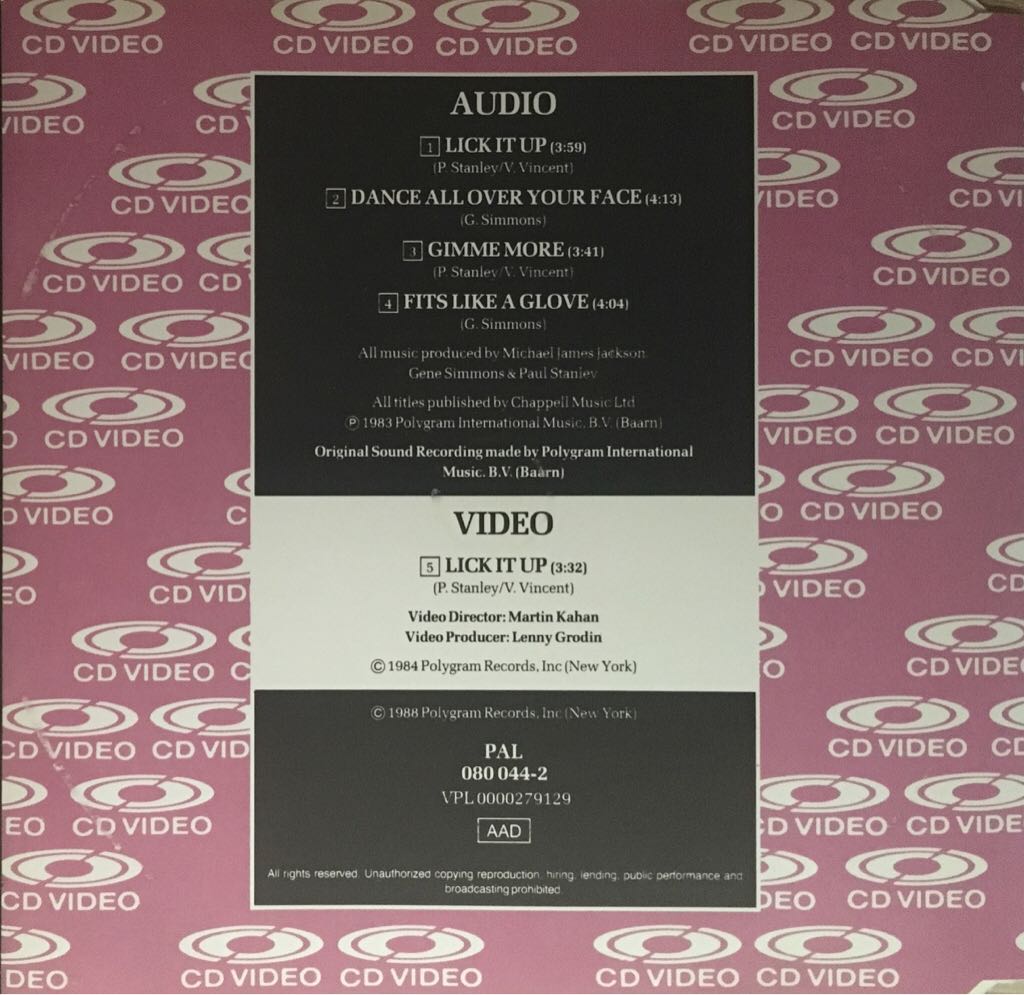 Lick It Up - Kiss (CD) music collectible [Barcode 044008004424] - Main Image 2