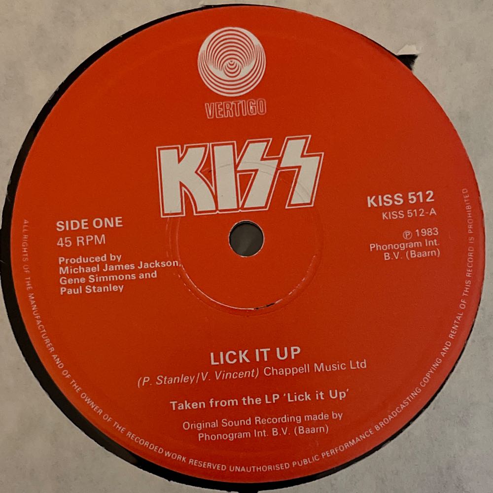 Lick It Up - Kiss (12”) music collectible - Main Image 3