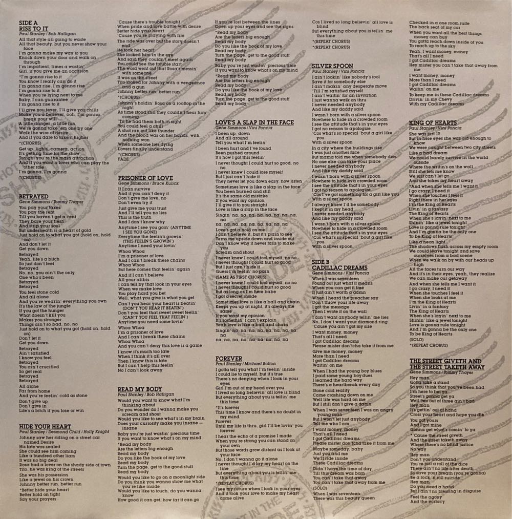 Hot In The shade - Kiss (12” - 5839) music collectible [Barcode 602537779475] - Main Image 3