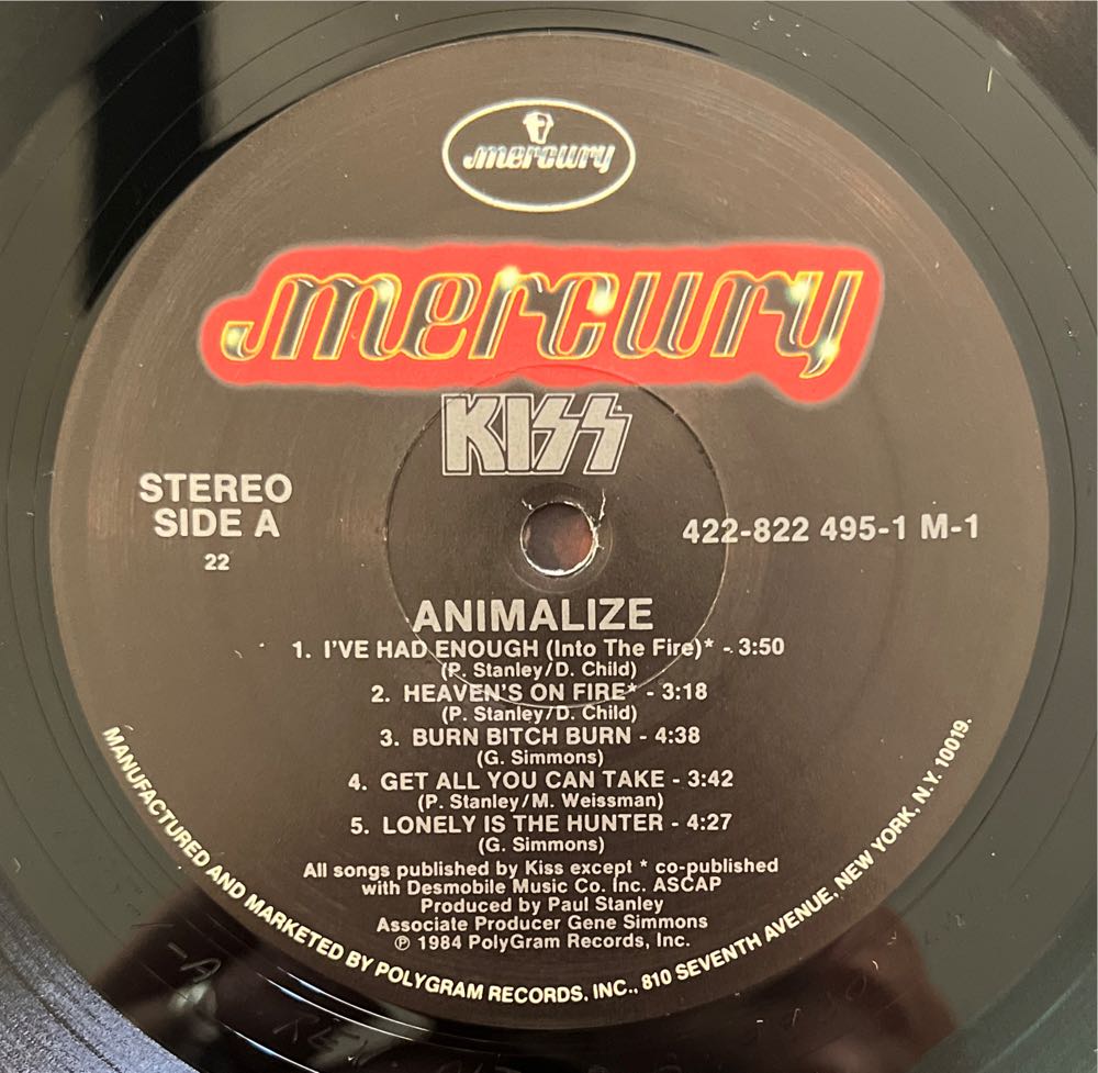 Animalize - Kiss (AAC - 3542) music collectible - Main Image 3