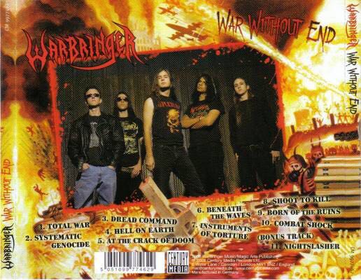 War Without End - Warbringer (CD - 40) music collectible [Barcode 00522144] - Main Image 2