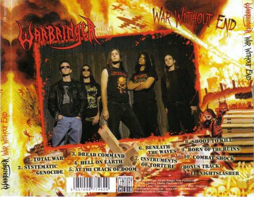 War Without End - Warbringer (CD - 39) music collectible [Barcode 727701844626] - Main Image 2