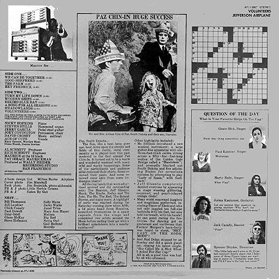 Volunteers - Jefferson Airplane (AAC - 70) music collectible [Barcode 078636756226] - Main Image 2