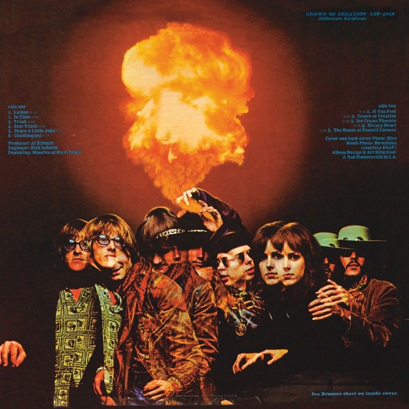 Crown Of Creation - Jefferson Airplane (12”) music collectible - Main Image 2