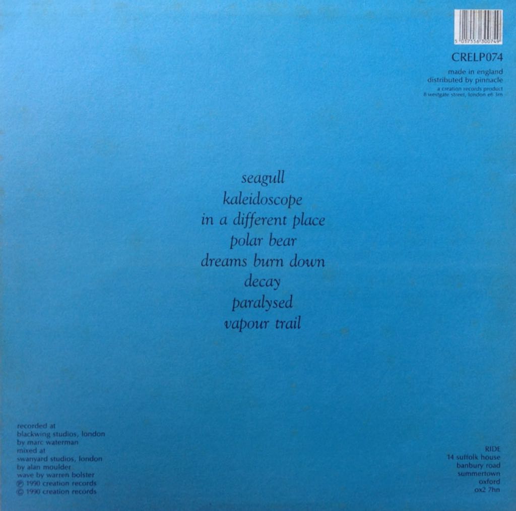 Nowhere - Ride (12” - 39) music collectible - Main Image 2