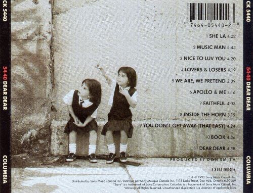 Dear Dear - 54-40 (CD - 5438) music collectible [Barcode 074640544026] - Main Image 2