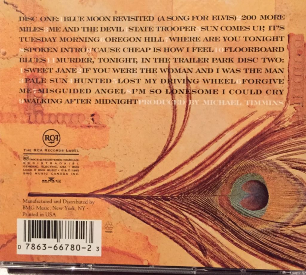 200 More Miles - Cowboy Junkies (CD) music collectible [Barcode 743212964325] - Main Image 2