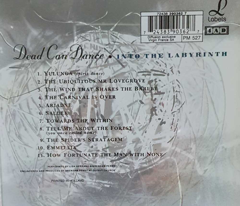 Into the Labyrinth - Dead Can Dance (CD) music collectible [Barcode 724383903627] - Main Image 2