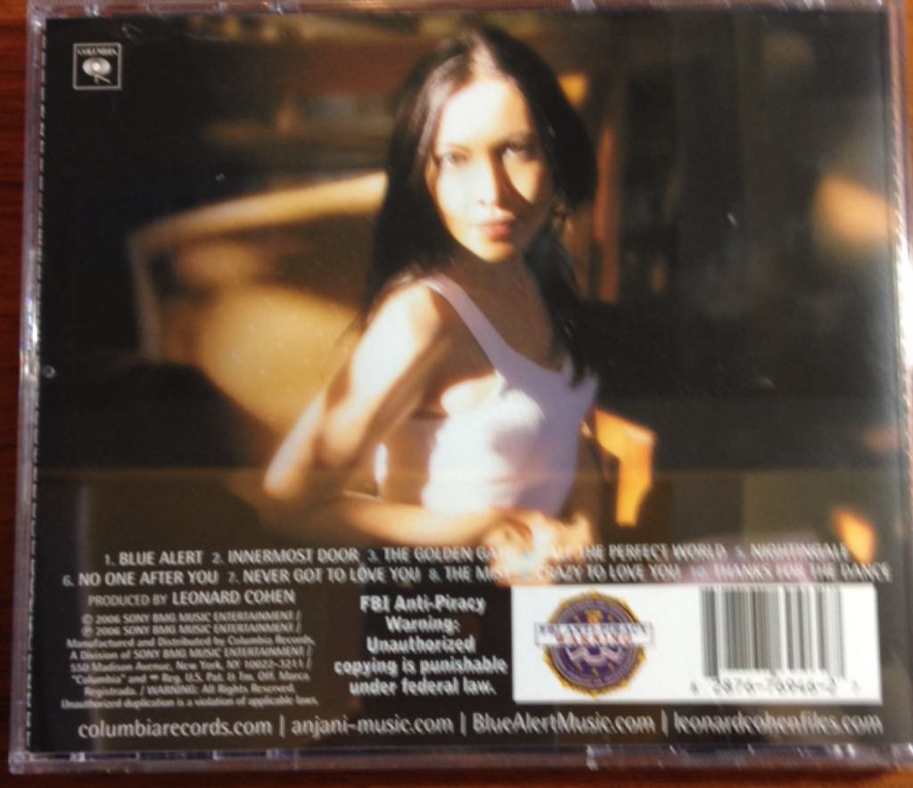 Blue Alert - Anjani Thomas (CD - 41) music collectible [Barcode 828767694627] - Main Image 2