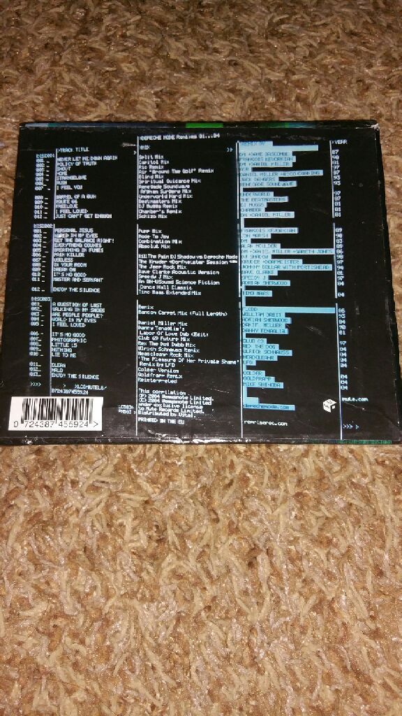 Remixes 81-04 - Depeche Mode (CD) music collectible [Barcode 724387455924] - Main Image 2