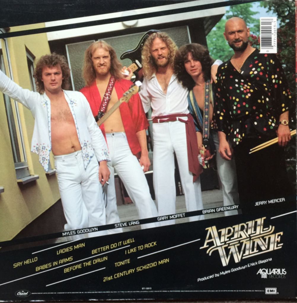 Harder Faster - April Wine (12” - 32) music collectible [Barcode 077771201318] - Main Image 2