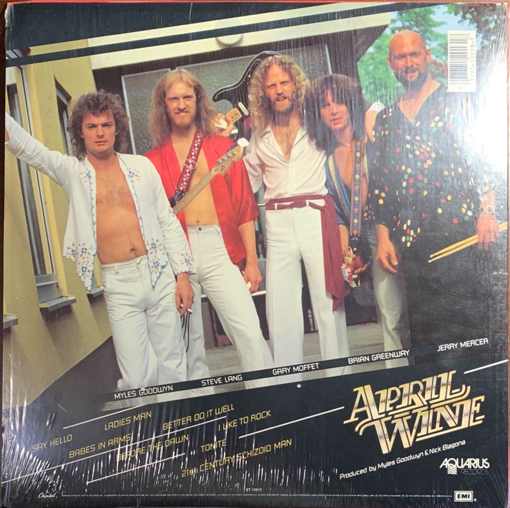 Harder Faster - April Wine (12” - 32) music collectible [Barcode 077771201318] - Main Image 4