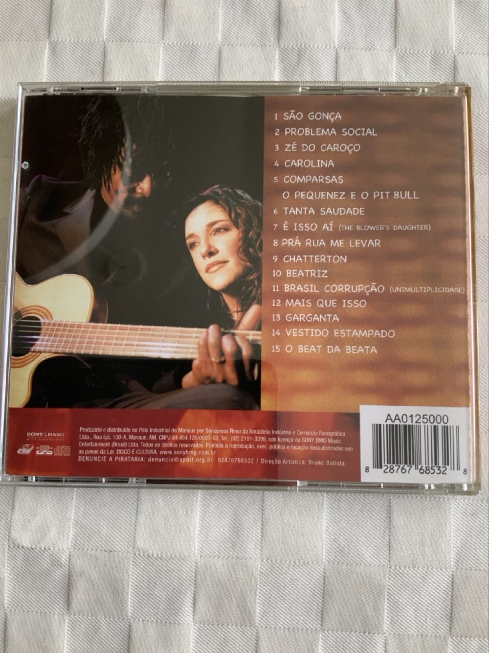 Ana and Jorge ao Vivo - Ana Carolina (CD) music collectible [Barcode 828767685328] - Main Image 2
