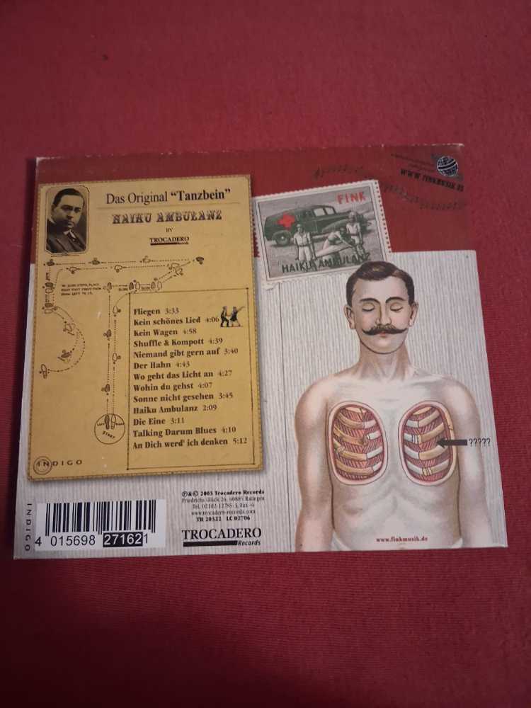Haiku Ambulanz - Fink (CD) music collectible [Barcode 4015698271621] - Main Image 2