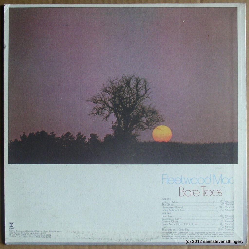 Bare Trees - Fleetwood Mac (12” - 37) music collectible - Main Image 2