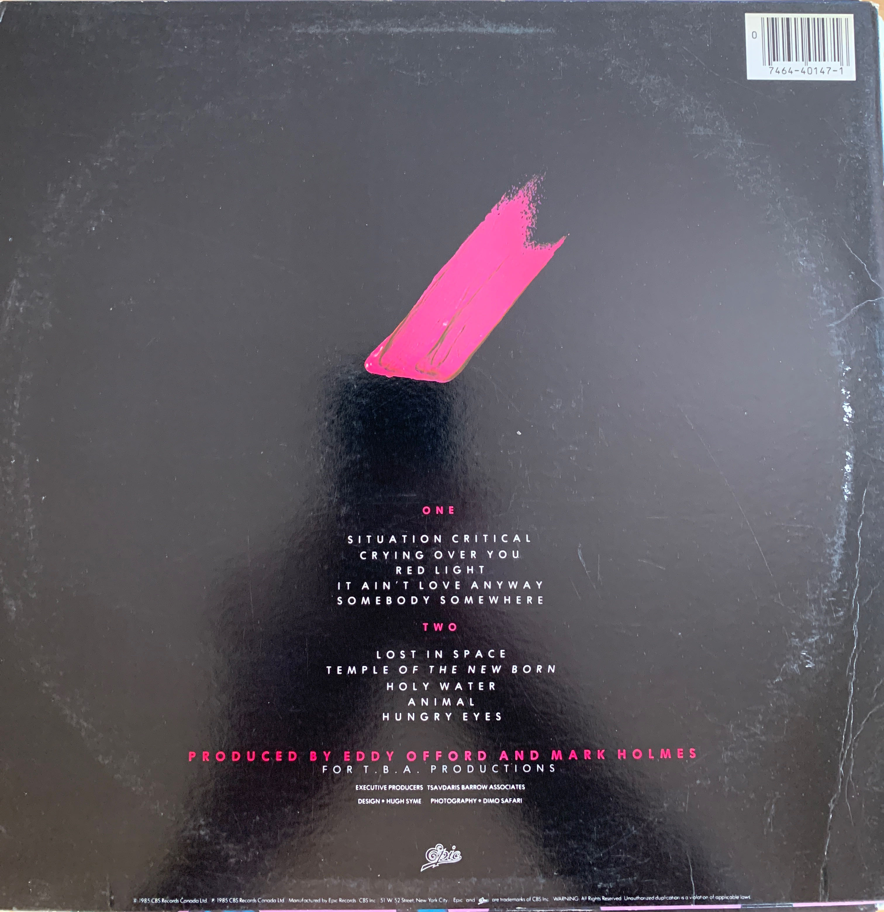 Alien Shores - Platinum Blonde (12”) music collectible [Barcode 074644014716] - Main Image 2