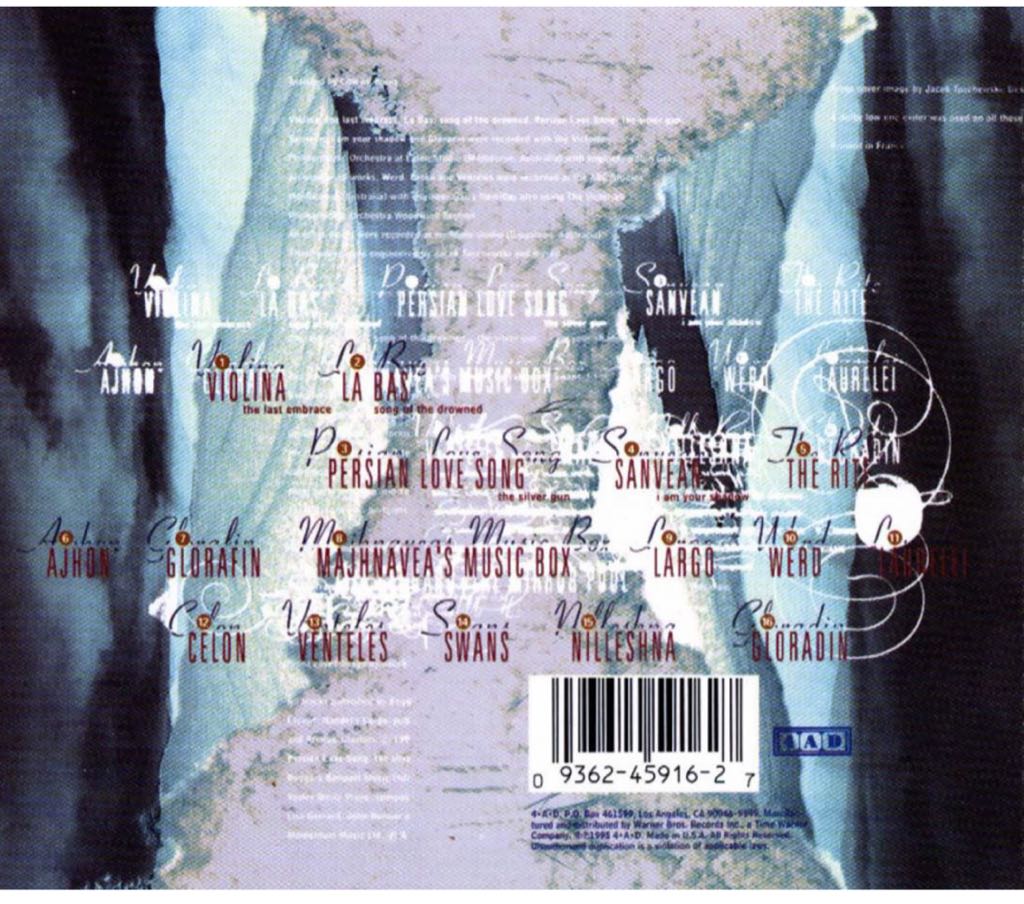 Mirror Pool, The - Lisa Gerrard (CD) music collectible [Barcode 5021456072309] - Main Image 2