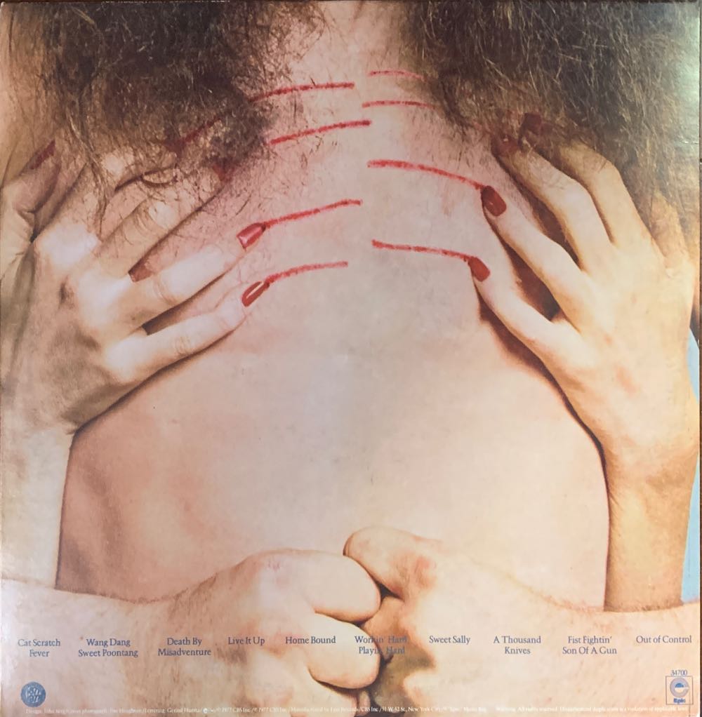 Cat Scratch Fever - Ted Nugent (12” - 38) music collectible - Main Image 3