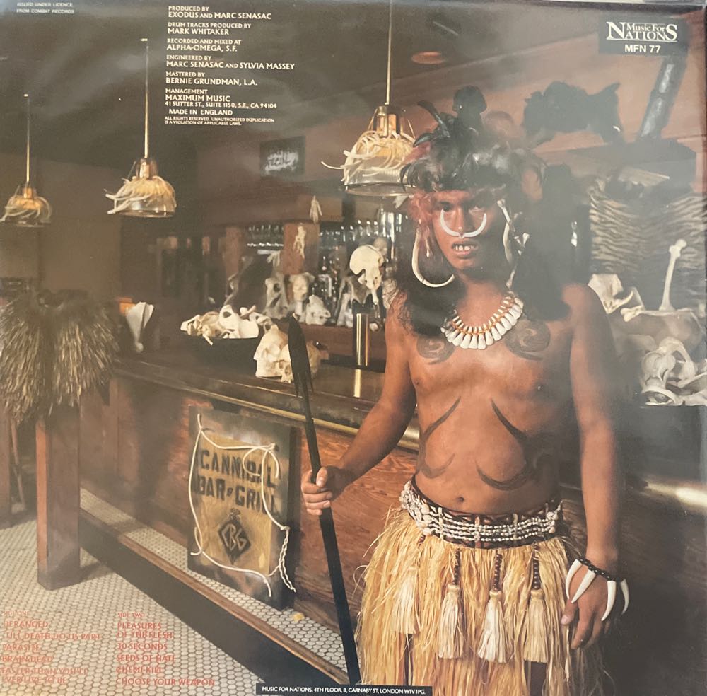 Pleasures of the Flesh (Vinyl) - Exodus (12”) music collectible - Main Image 2