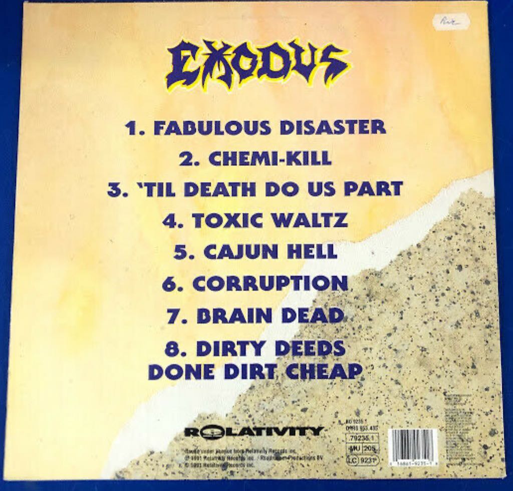 1991 Good Friendly Violent Fun - Exodus (CD) music collectible [Barcode 7277016603522] - Main Image 2