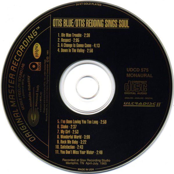Otis Blue - Redding, Otis (CD - 33) music collectible [Barcode 015612031823] - Main Image 4