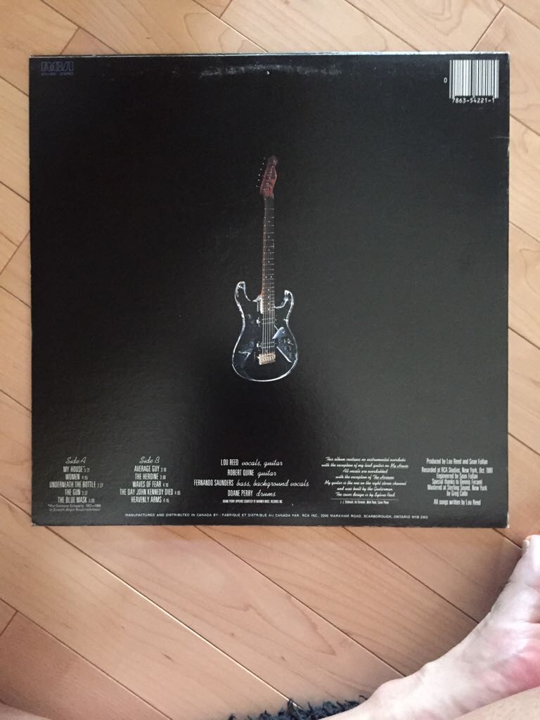 The Blue Mask - Lou Reed (12”) music collectible - Main Image 2