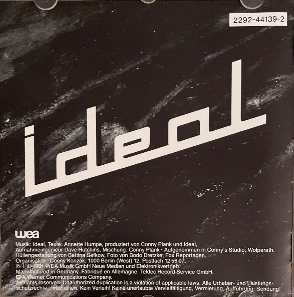 Der Ernst des Lebens - Ideal (CD - 40) music collectible [Barcode 022924413926] - Main Image 4