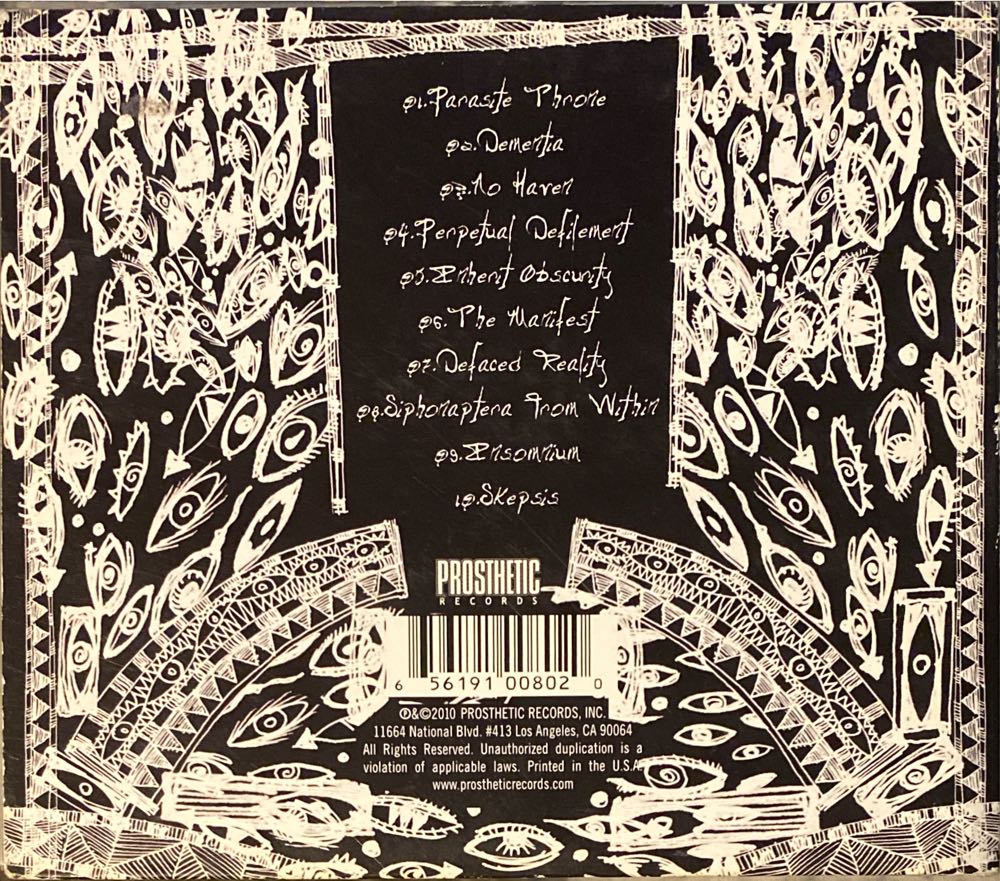 Skepsis - Through The Eyes Of The Dead (CD) music collectible [Barcode 656191008020] - Main Image 2