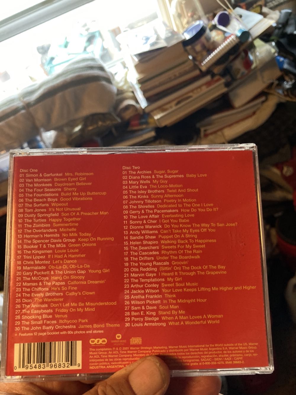 Simply The Best 60s - Various  Artists (CD) music collectible [Barcode 095483968329] - Main Image 2