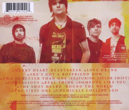 Love Drunk - Boys Like Girls (CD) music collectible [Barcode 886974919223] - Main Image 2