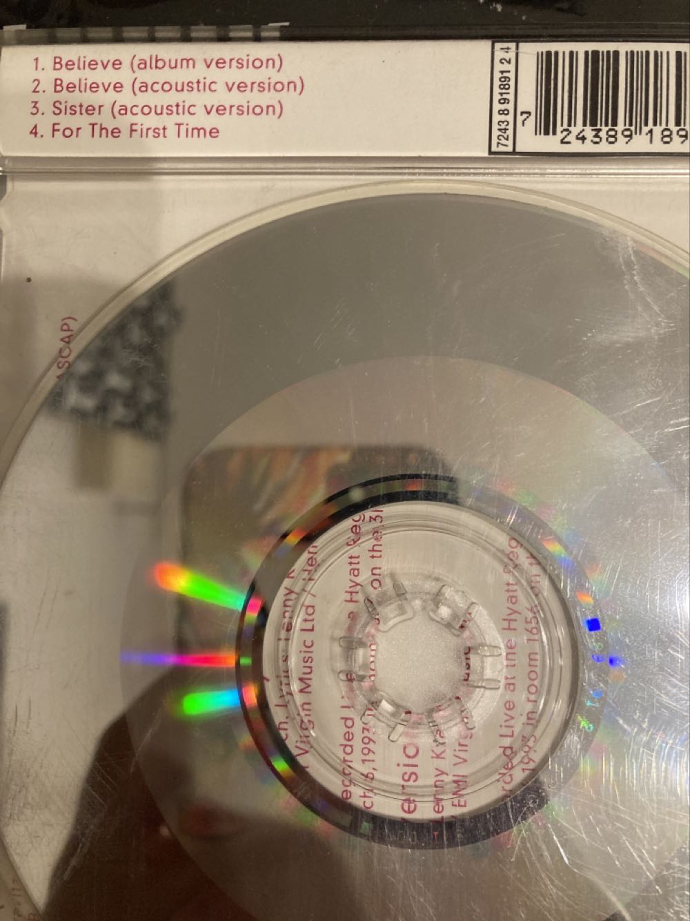 Believe - Lenny Kravitz (CD) music collectible [Barcode 724389189124] - Main Image 2