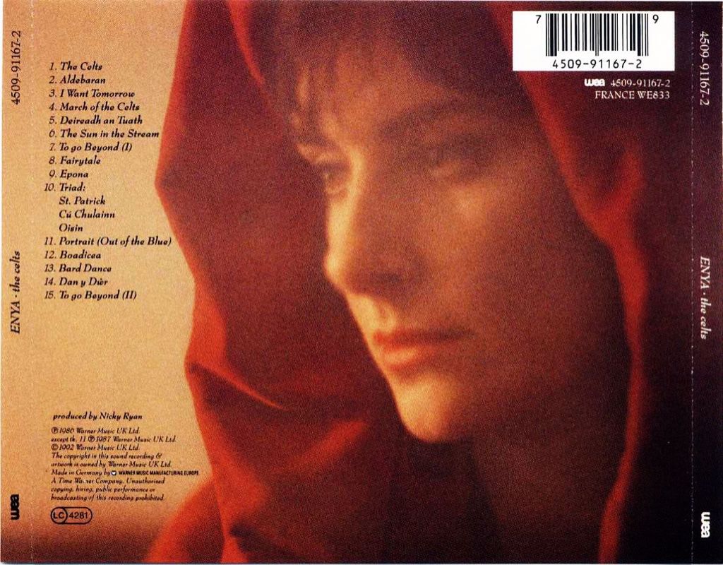 The Celts - Enya (CD - 40) music collectible [Barcode 745099116729] - Main Image 2