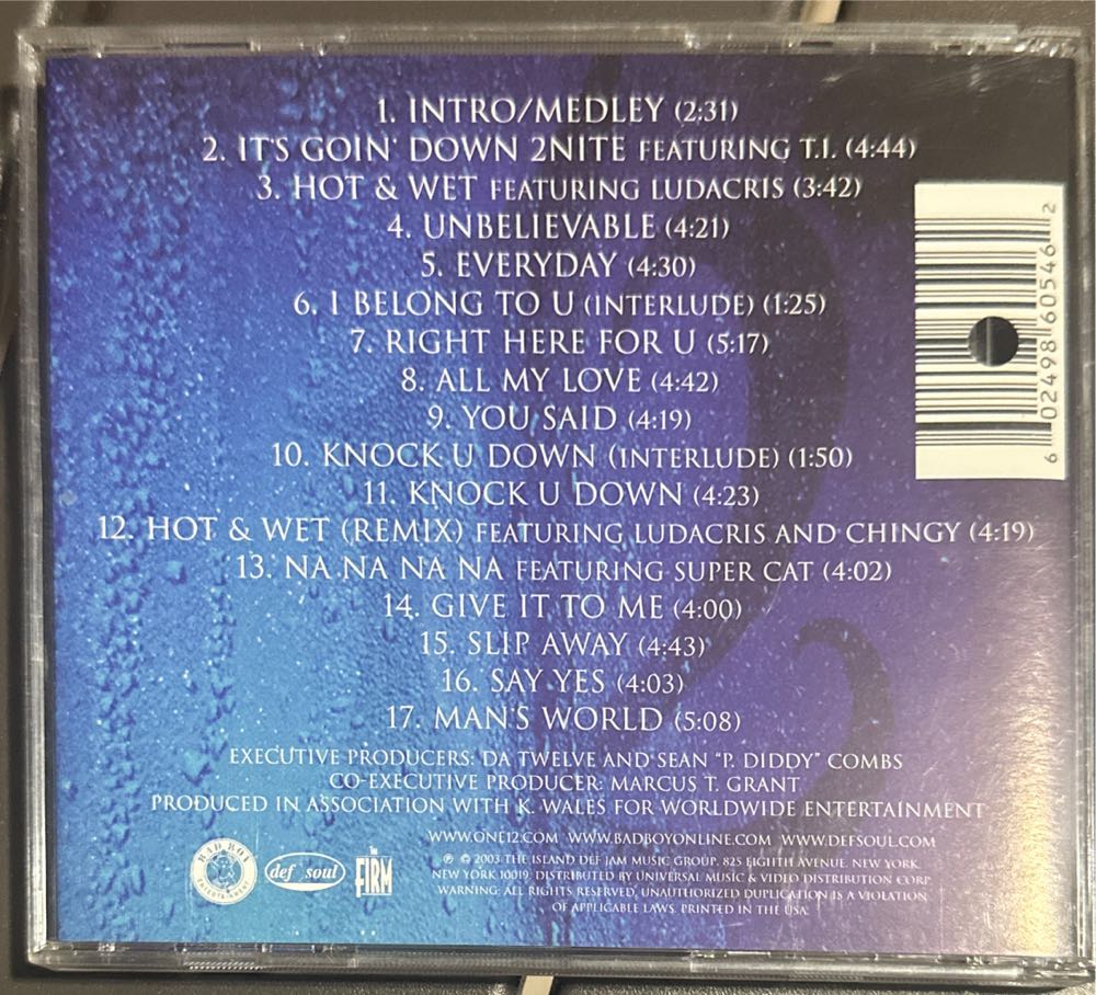 112: Hot & Wet - 112 (CD - 70) music collectible [Barcode 602498605462] - Main Image 2